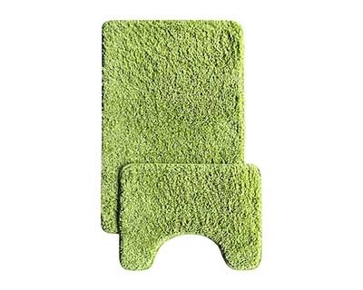 Комплект ковриков  из полипропилена для ванной ANELYA 50x80  50x40  зеленый L CADESI Турция