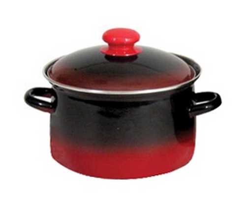 Кастрюля 3л. цил. КАРМЕН черный с подпалинами (4/5)