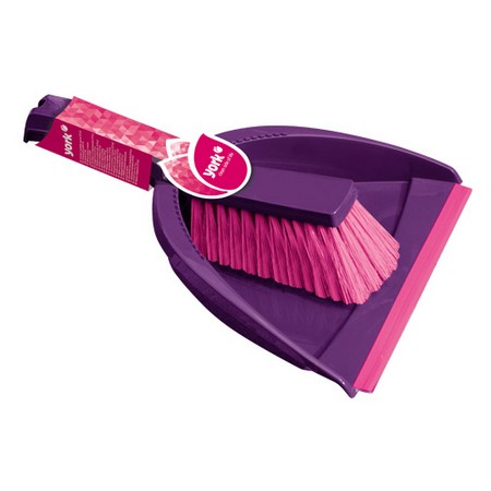 Щетка-сметка с совком с резинкой YORK STYLE