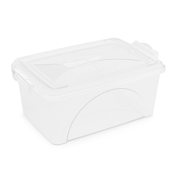 Контейнер прямоуг. с ручками 7.5л (прозрачный)(то)
