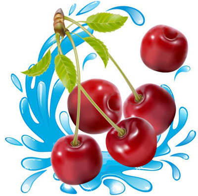 Кружка  300 мл "Капучино"  Черешня