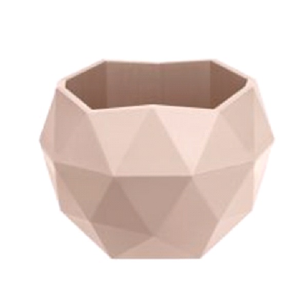 Кашпо Топаз 0,17л Пудровый