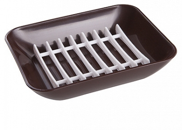 Мыльница "Breeze" (шоколадный)(то)