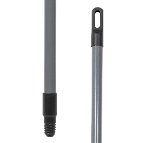 Черенок металлический с полимерным покрытием 120 см (серый)