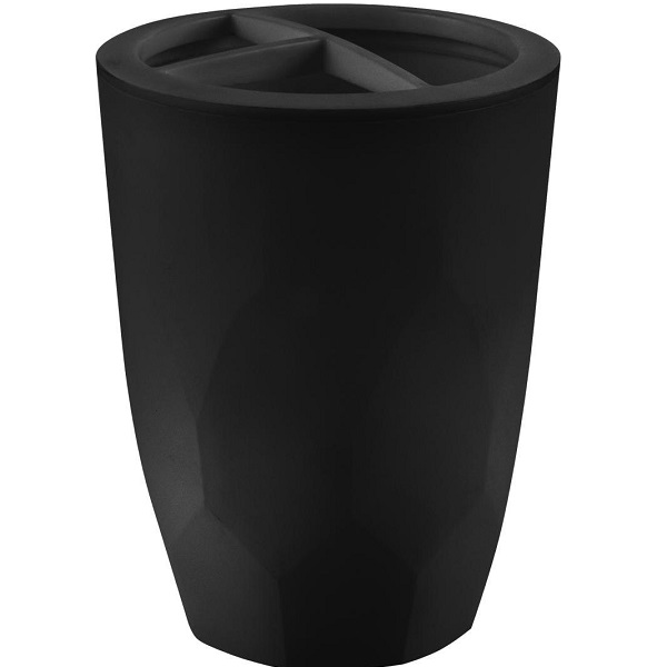 Стакан Keeplex Light   для зубных щеток черный лотос (то)