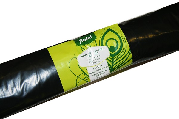 Мешок для мусора ПРАКТИК 240л, 10 шт. в рулоне пов. прочн 27мкм