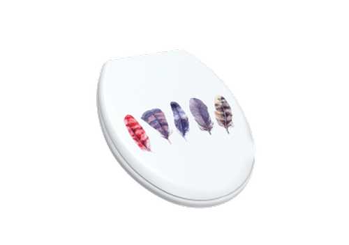 Сиденье для унитаза (снежно-белый, Serenity)(то)