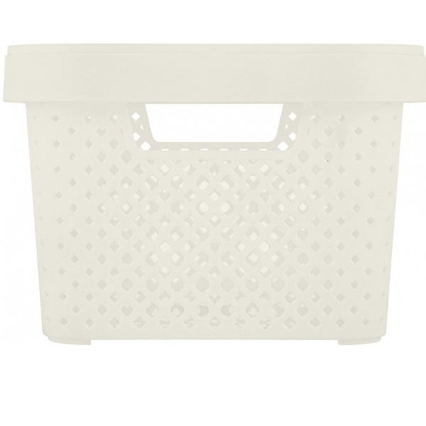 Корзинка Plast Team 360х275х205мм 15л молочный туман (то)