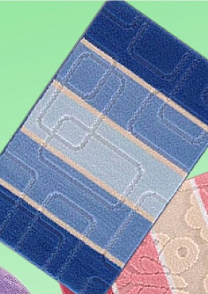 Коврик MULTI из пропилен. 60*100см синий 