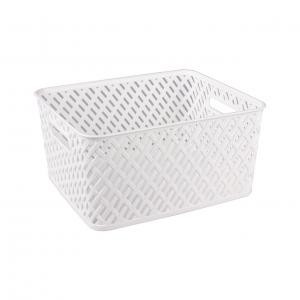 Корзина "Плетенка" 350х290х175 (белый)(то)