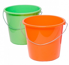 Ведро 7л.  с мет.ручкой (голубая лагуна) (то)