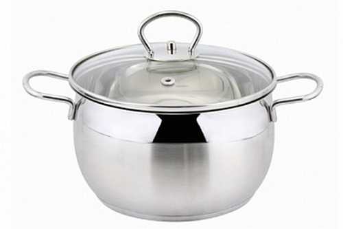 Кастрюля нерж Tessi 4,6л ТМ Appetite
