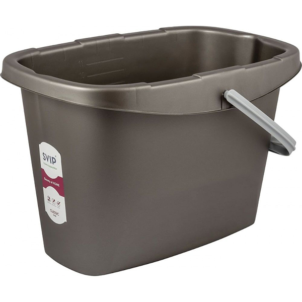 Ведро 13л Step прямоугольное антрацит