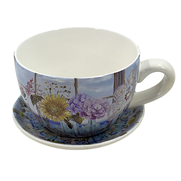 Горшок керамический 20*12см