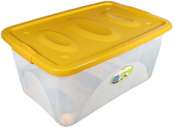 Ящик универсальный "Астело" 600х400х280мм на колесиках (то)