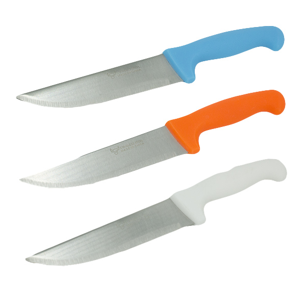Нож с пластиковой ручкой, 17см