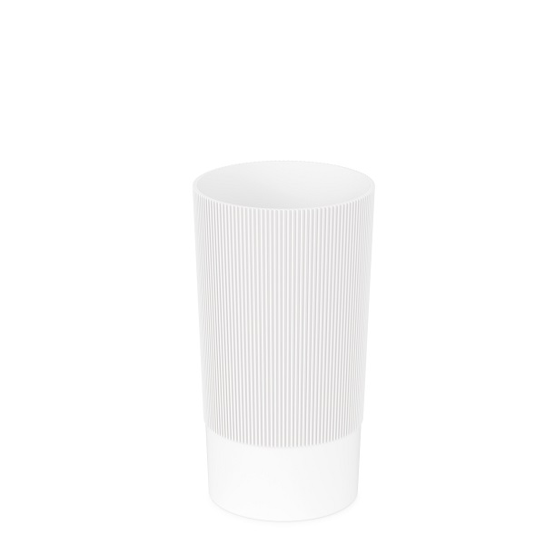 Ваза для цветов под срезку "Версаль" (D150мм,выс280мм)(белый)(то)