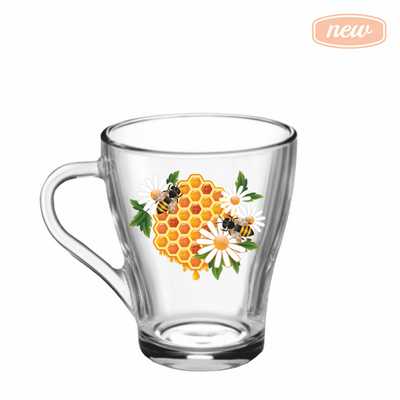 Кружка "Мёд" серия  "Грация" 250 мл