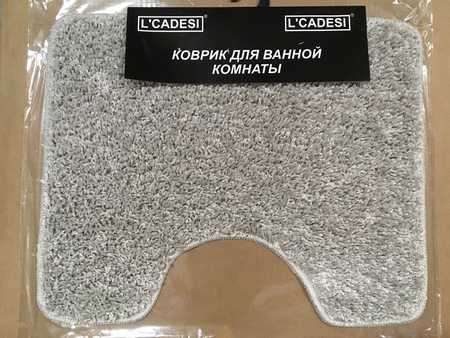 Коврик для ванной (50х60) ALIYA, серый 