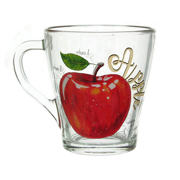 Кружка "Грация" 250 мл "Полезное яблоко"