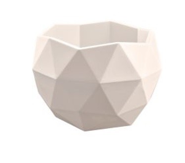 Кашпо Топаз 0,5л (0,45л) Бежево-розовый d12,3 h10см 