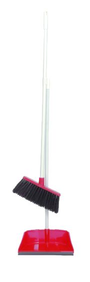 Комплект ЛЕНЬ (совок+щётка с длинными ручками)