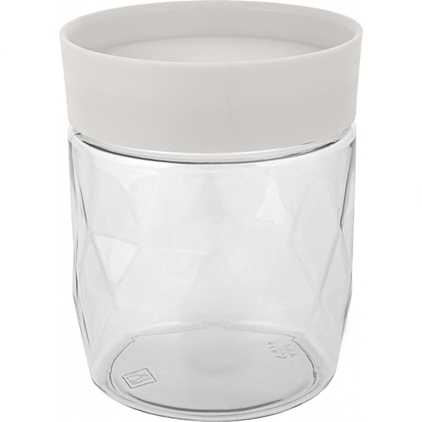 Банка для сыпучих продуктов Stockholm 0,5л пепельный жемчуг (то)