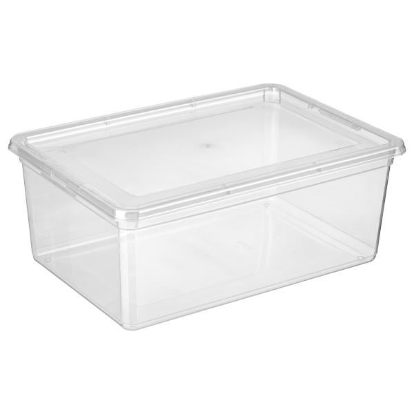 Ящик для хранения "Palm" 10л, 375х255х150мм (бесцветный)