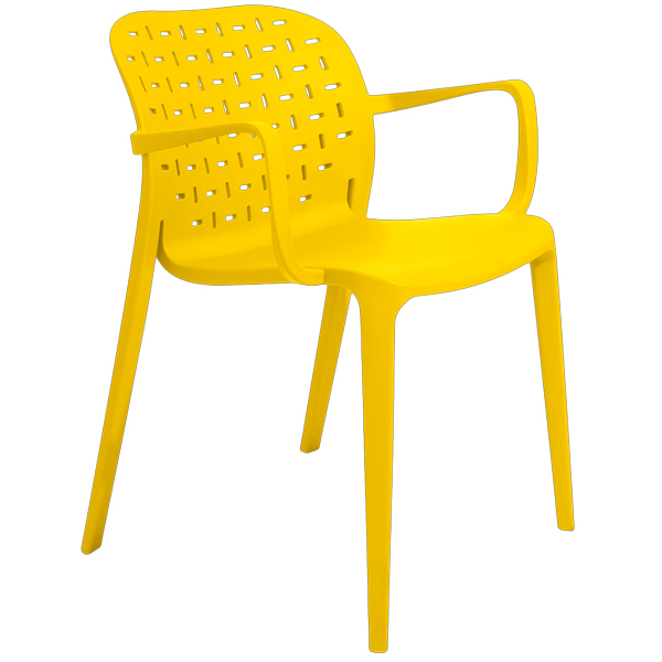 Кресло KOSMO OLA DOM 580х520х790мм (желтый)