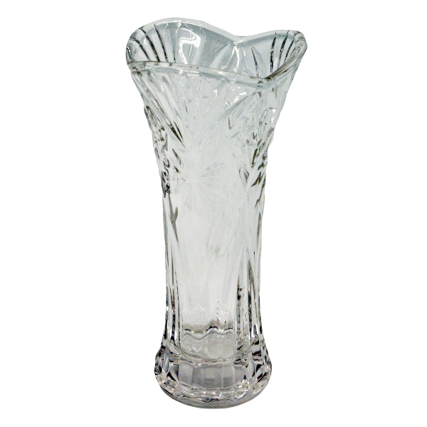 Ваза стеклянная для цветов h-18см