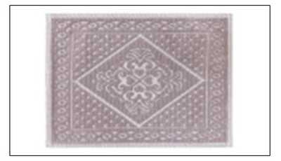 Коврик для ванной комнаты 50х70 меланж розовый  PAMUKLU, Турция