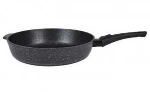 Сковорода 280/65мм со съемной ручкой АП (темный мрамор)