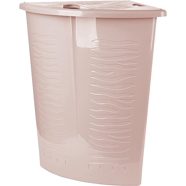 Корзина для белья 40л Regular угловая бежевый топаз (то)