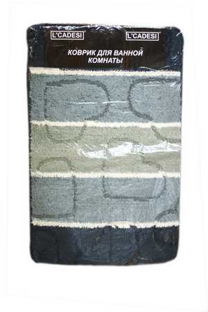 Коврик для ванной из полипропилена 50x80(1) SOFIA, синий