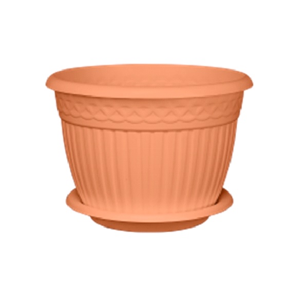 Кашпо Византия 3л Карамельный