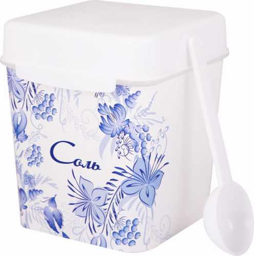 Емкость "Шале" 1,2л. соль (с ложкой) (то)