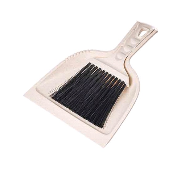 Комплект щетка-сметка "Malta" с совком L225мм (бежевый флэк)