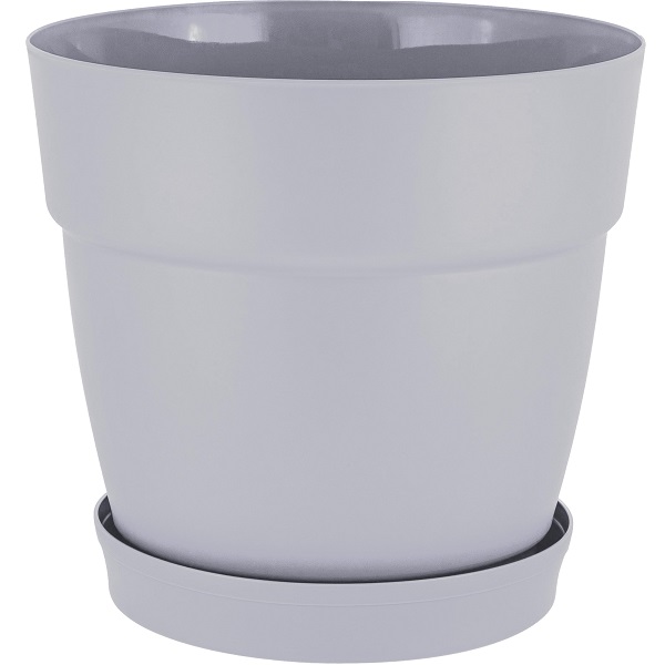 Горшок для цветов Villa de Fiori D465мм с поддоном 48л утренний туман (то)