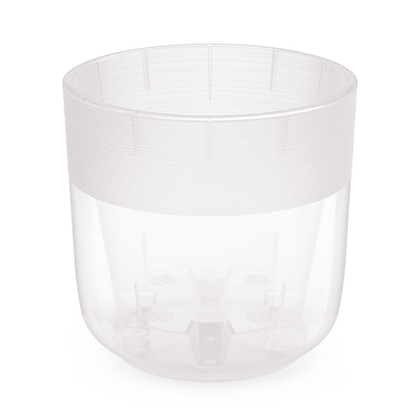 Горшок цв. "Линель" 6л двойной (прозрачный)(то)