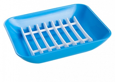 Мыльница "Breeze" (голубая лагуна)(то)