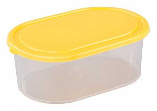 Ёмкость для СВЧ 1,5л (овальная) (тонированный) (то)
