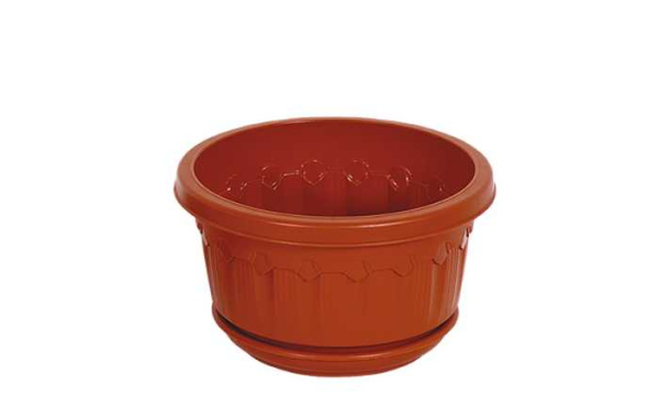 Кашпо "Флавия" 1,4 л с поддоном  (то)