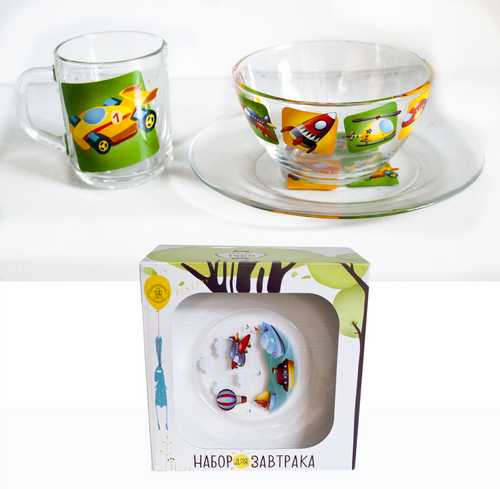 Набор для завтрака 3 пр."Игрушки"