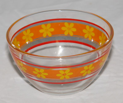 Набор салатников 6шт "Гладкий"  Люси оранжевая Ш Р