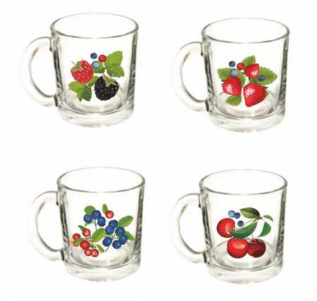 Кружка 300 мл "Чайная" Ягоды