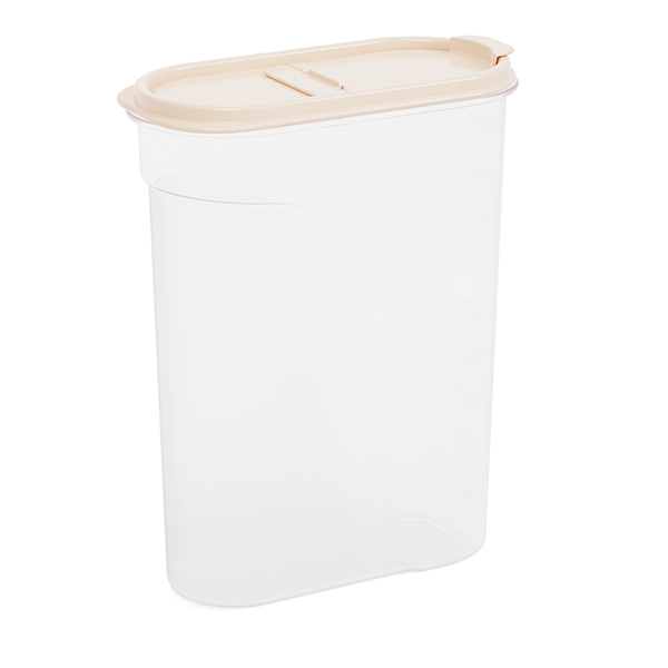 Ёмкость для сыпучих продуктов 2,4л (бежевый) (то)