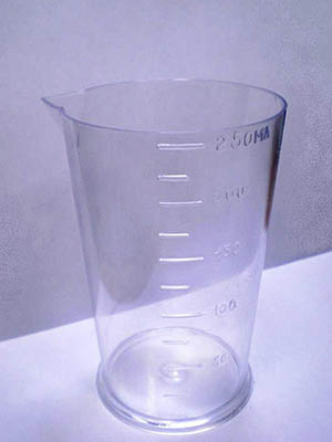 Стакан мерный 0,25л полистирол