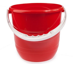 Ведро 12л "Practic" (роза) (то)