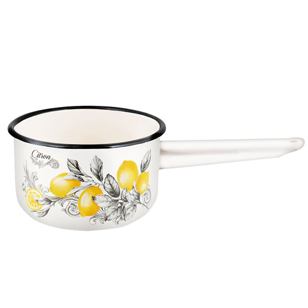 Ковш эмал 1,5л цил без/кр CITRON  ТМ Appetite