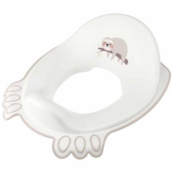 Накладка на унитаз детская с декором (светло-бежевый)(то)